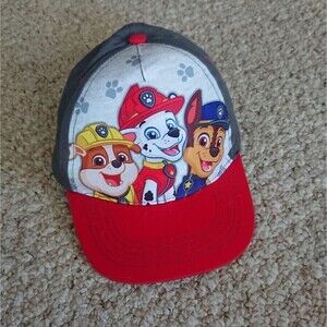 Nickelodeon Paw Patrol Cotton Baseball Cap Chase with Friends Red/gray age 2-3